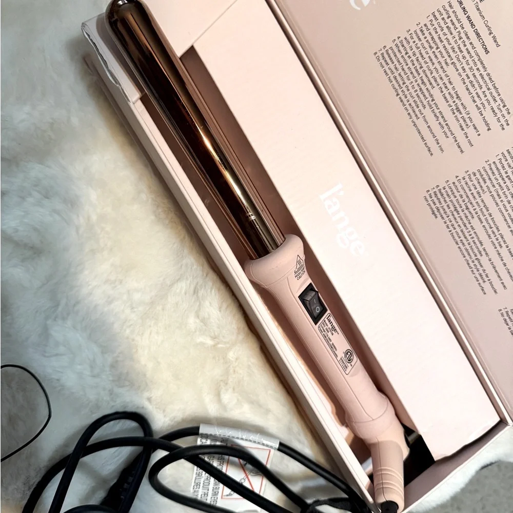 Lange 25mm Curling Wand in Rose Gold and Blush